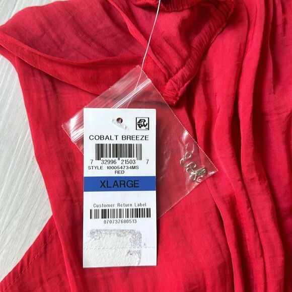 Alfani Womens Sleeveless Halter Midi Sheath Dress Red Size XL Nwt - Picture 4 of 6